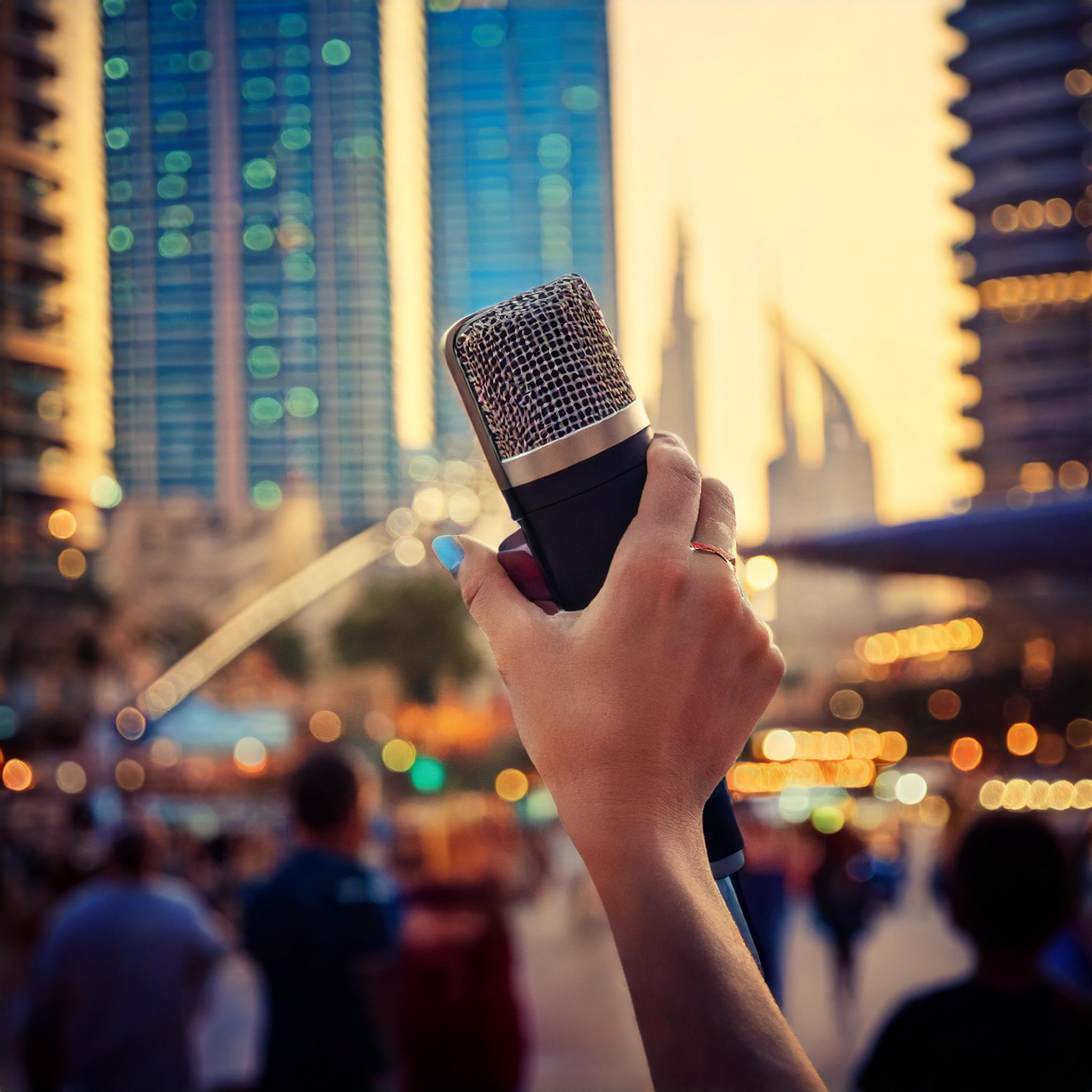 Best Practices for Recording Clear Audio on a Busy Dubai Location